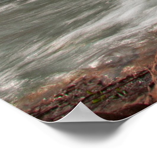 Poster Stenen overspoelen (Hoek)