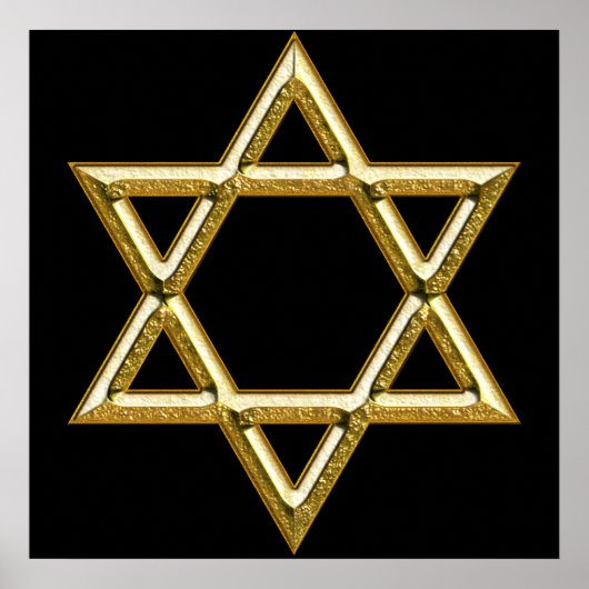 Poster ster van David (Voorkant)