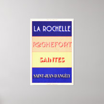 Poster stijl ontwerp van Charente Maritime Art Dec