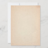 Poster-Stijl van de Gebeurtenis van het huwelijk d Kaart (Achterkant)