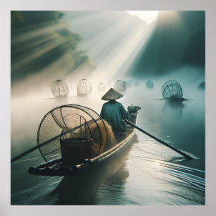 Poster Stilte op de wateren van Vietnam