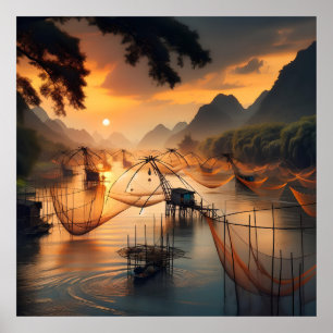 Poster Stilte op de wateren van Vietnam –