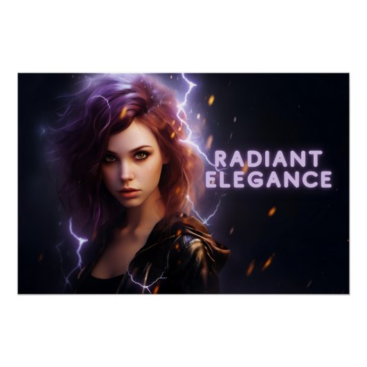 Poster Stralende Elegantie (Voorkant)