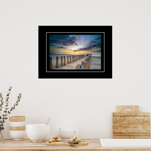 Poster strand scène (Keuken)