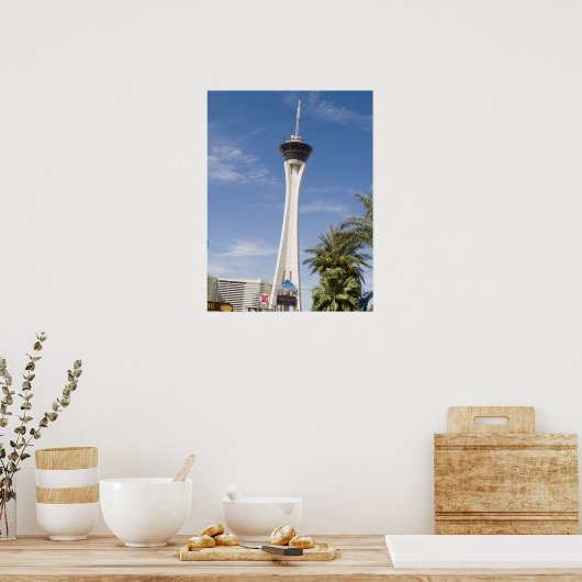 Poster Stratosphere Las Vegas Tower Print (Keuken)