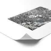 Poster Stripe cyclus Fusie (Hoek)