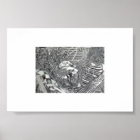 Poster Stripe cyclus Fusie