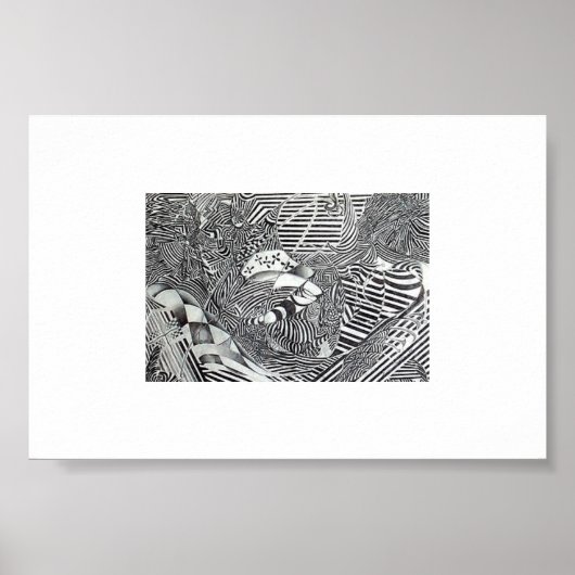 Poster Stripe cyclus Fusie (Voorkant)