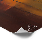 Poster | struisvogel | Olieverfstijl (Hoek)