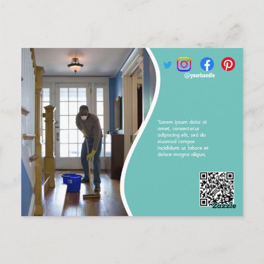 poster STUDIO poster flyer Postca Briefkaart (Achterkant)