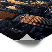 POSTER Sun op New York City ~Distant Chrysler Bldg (Hoek)