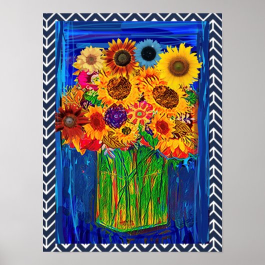 POSTER-SUNFLOWERS POSTER (Voorkant)