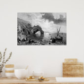 Poster ~ Sunset at Capri ~ Photogravure (Keuken)