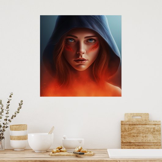 Poster Super-Héros (Keuken)