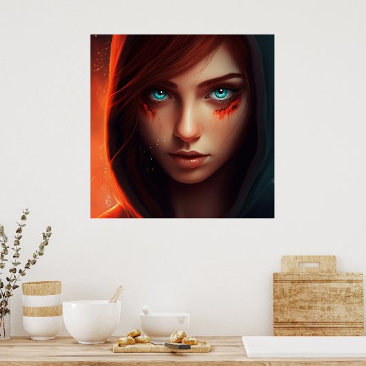 Poster Super-Héros (Keuken)