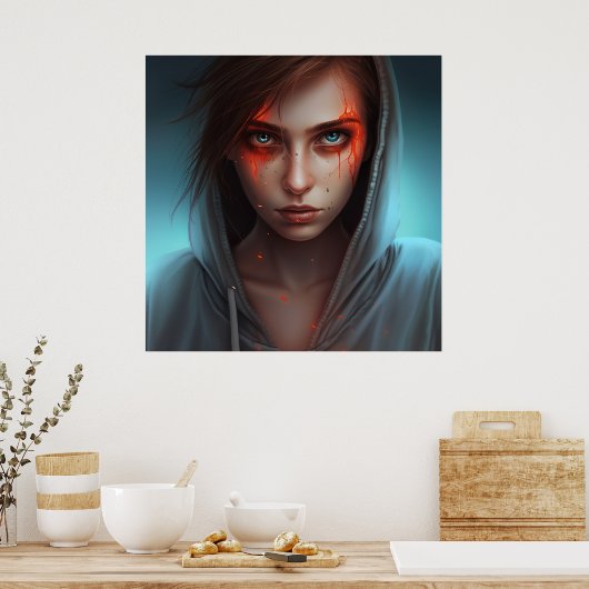 Poster Super-Héros (Keuken)