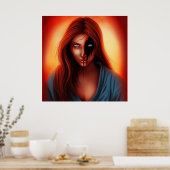 Poster Super-Héros (Keuken)