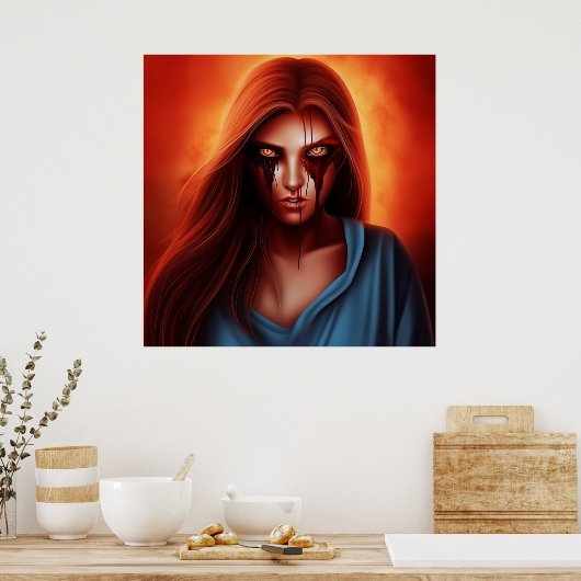 Poster Super-Héros (Keuken)