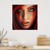 Poster Super-Héros (Keuken)