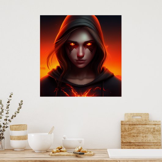 Poster Super-Héros (Keuken)