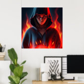 Poster Super-Héros (Thuiskantoor)