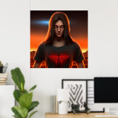 Poster Super-Héros (Thuiskantoor)