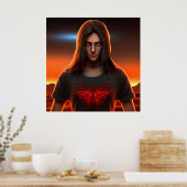 Poster Super-Héros (Keuken)
