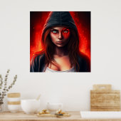 Poster Super-Héros (Keuken)