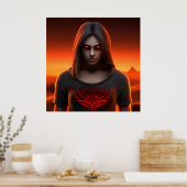 Poster Super-Héros (Keuken)