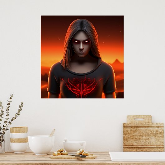 Poster Super-Héros (Keuken)