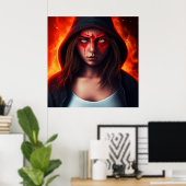 Poster Super-Héros (Thuiskantoor)