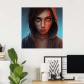 Poster Super-Héros (Thuiskantoor)