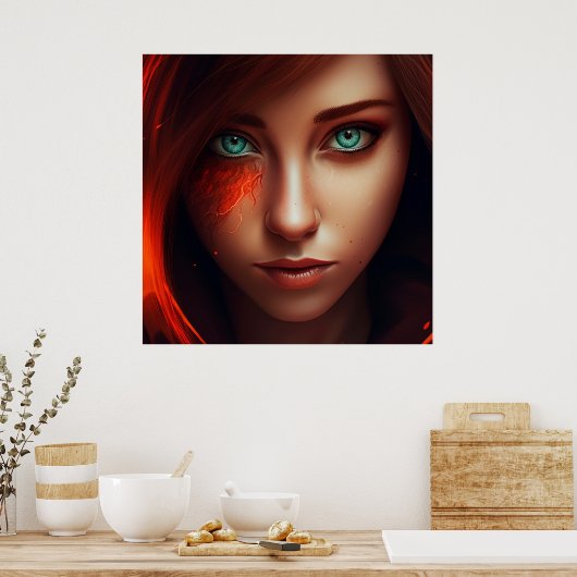 Poster Super-Héros (Keuken)