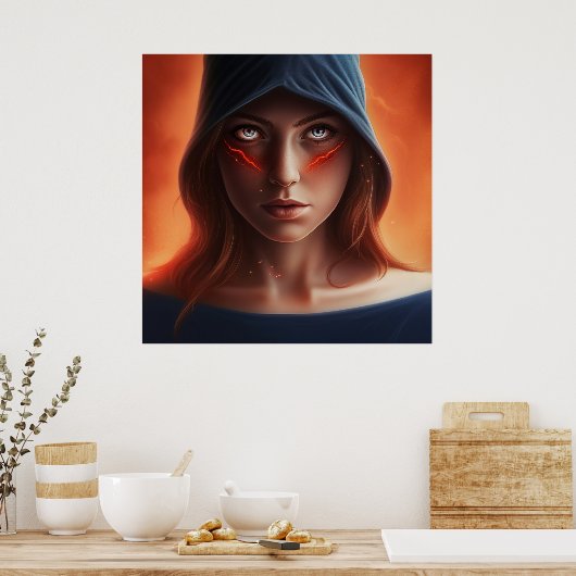 Poster Super-Héros (Keuken)