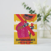  poster, Superbagneres Briefkaart (Staand voorkant)