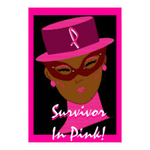 poster "Survivor in roze" - 