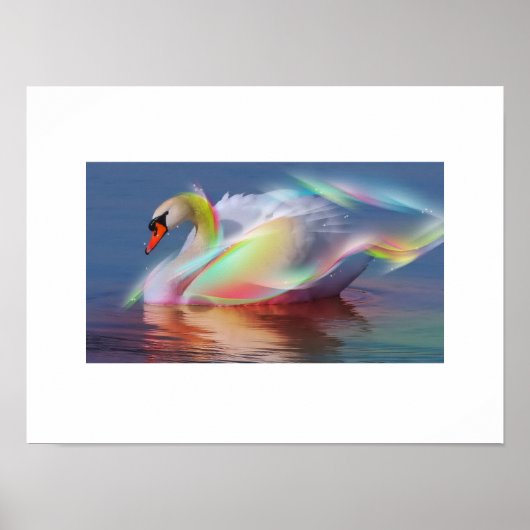 Poster Swan (Voorkant)