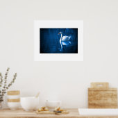 Poster Swan (Keuken)