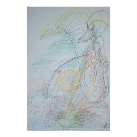 Poster Swans  (Voorkant)