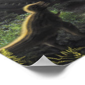 Poster T.rex-familie (Hoek)