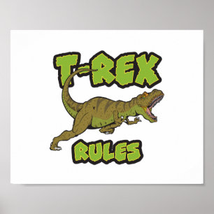 Poster T-Rex-regels