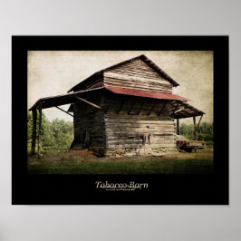 Poster Tabak Barn Black Border