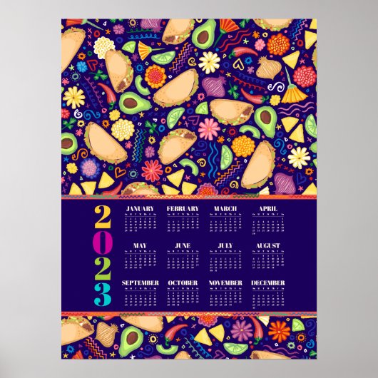 poster Taco Fiesta Agenda 2023 (Voorkant)