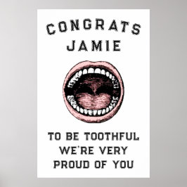 Poster tandheelkundig Afstuderen