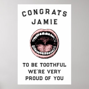 Poster tandheelkundig Afstuderen