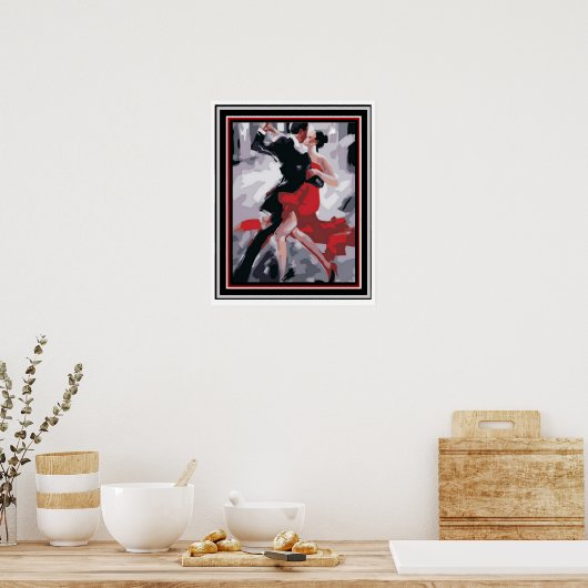 poster "Tango" 16 x 20 (Keuken)