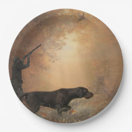 Poster tapijtkoffie mok papieren bordje