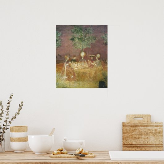 Poster Tarocchi Spelers (Keuken)