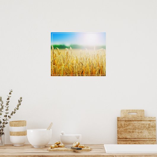 Poster-tarwe Poster (Keuken)