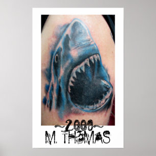 Poster Tattoo haaien